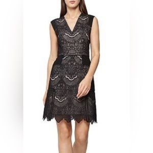 REISS Gemina Fit & Flare Dress size 4